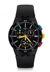 Swatch Black-One Armbanduhr