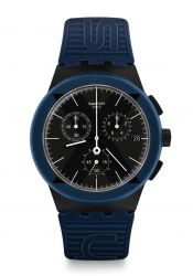 Swatch X-District Blue Herrenchronograph