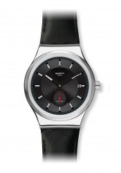 Swatch Petite Seconde Black Automatikuhr