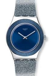 Swatch Blue Sparkle Damenuhr