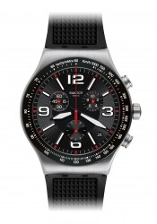 Swatch Very Dark Grid Herrenuhr