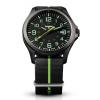 Officer Pro Gunmetal Black/Lime Militäruhr