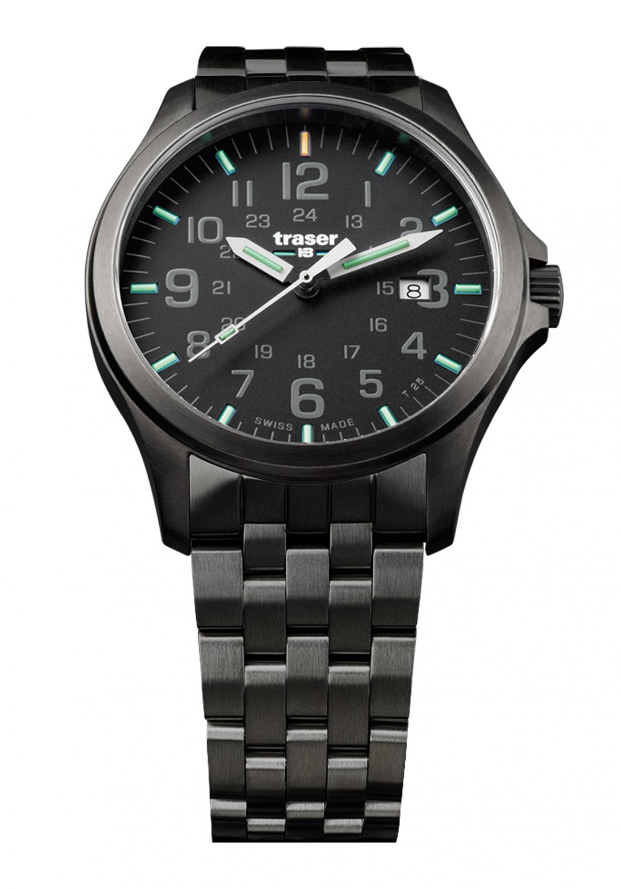 Officer Pro Gunmetal Black Militäruhr