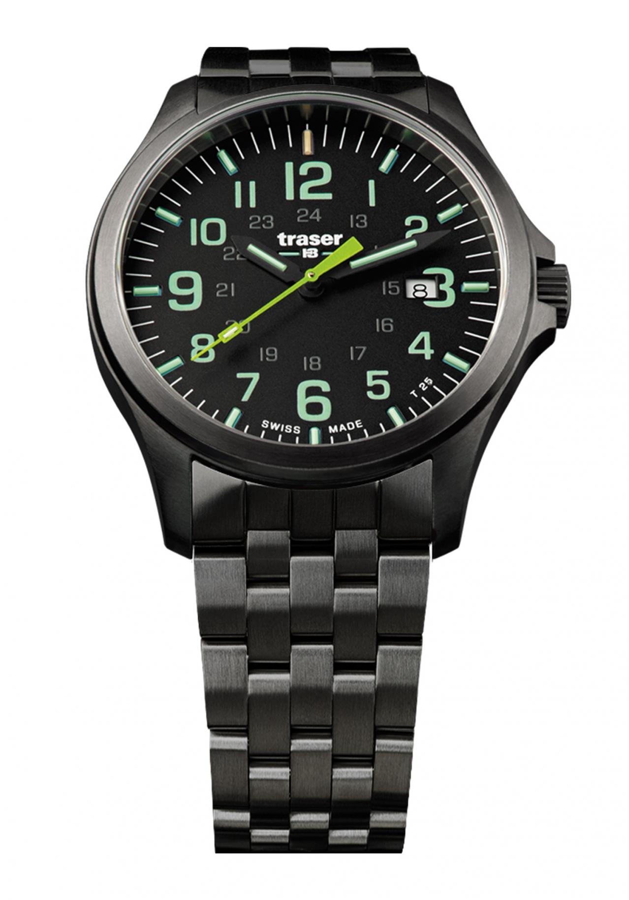 P67 Officer Pro Gunmetal Black / Lime Herrenuhr