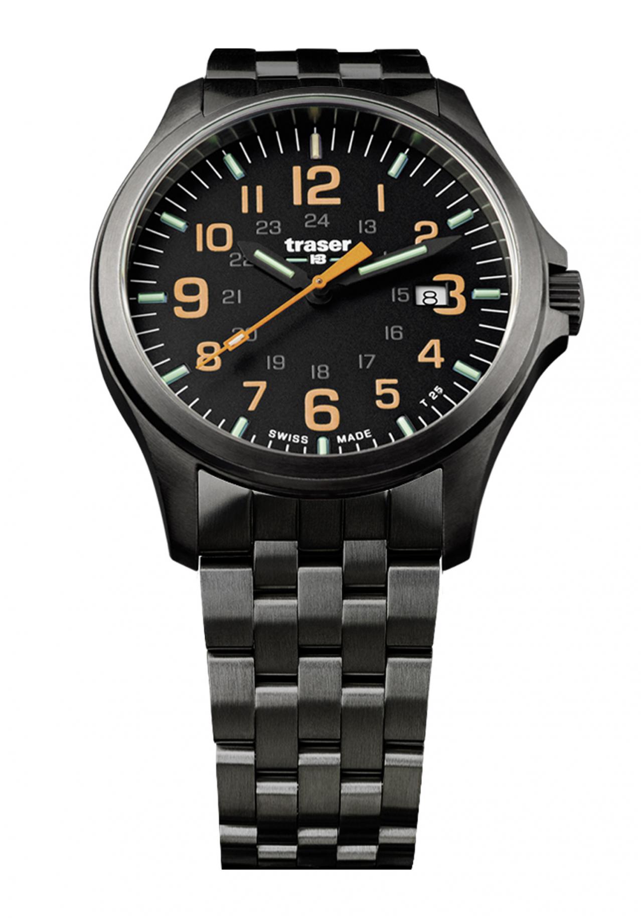 P67 Officer Pro Gunmetal Black / Orange Herrenuhr