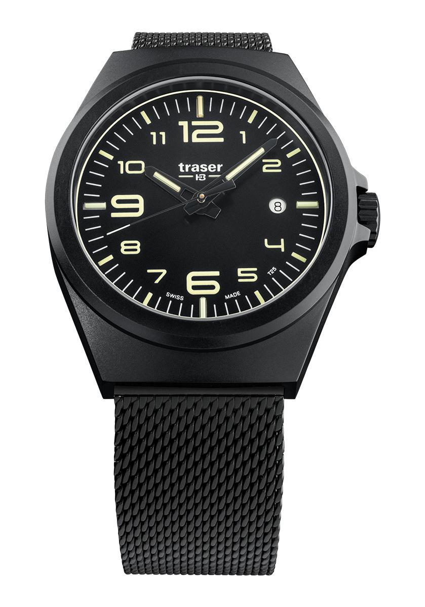 P59 Essential M Black Herrenuhr