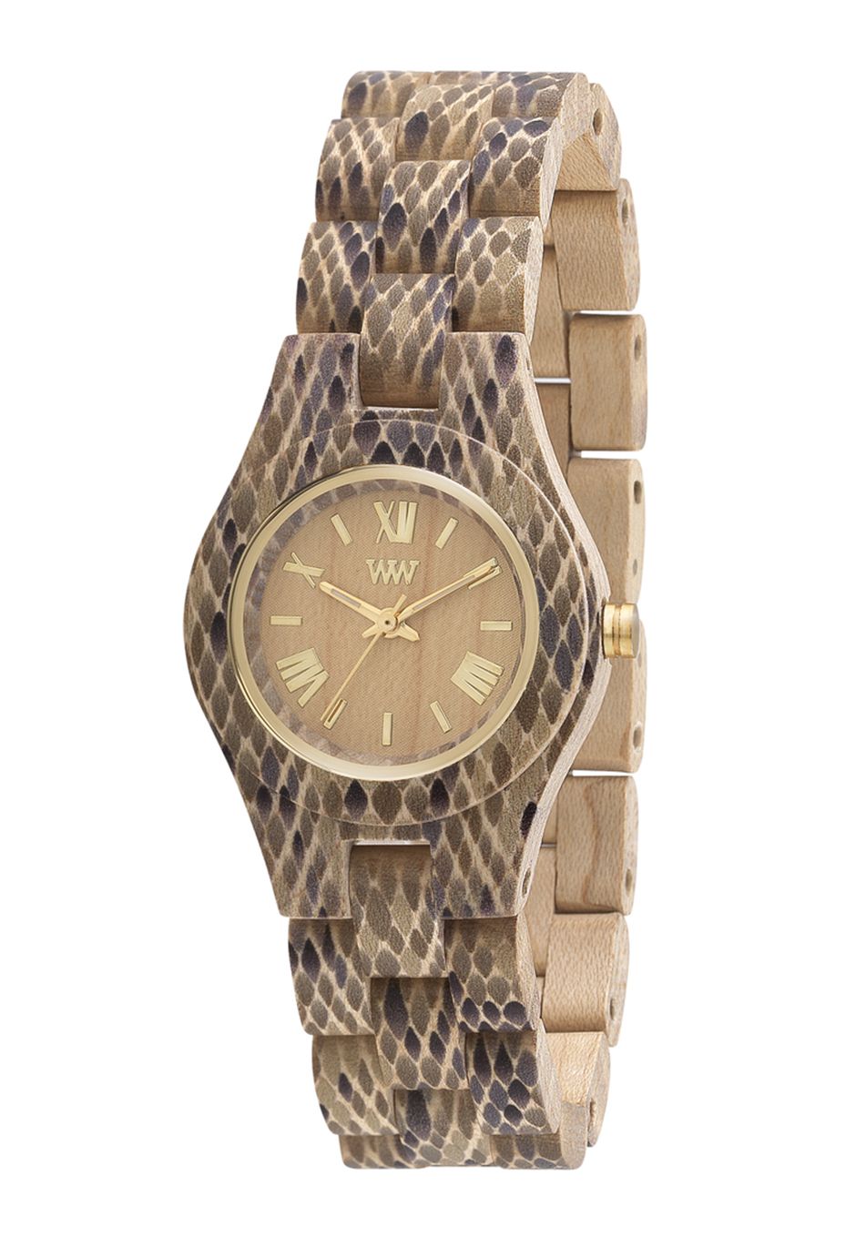 Criss Art Phython Beige Damenuhr