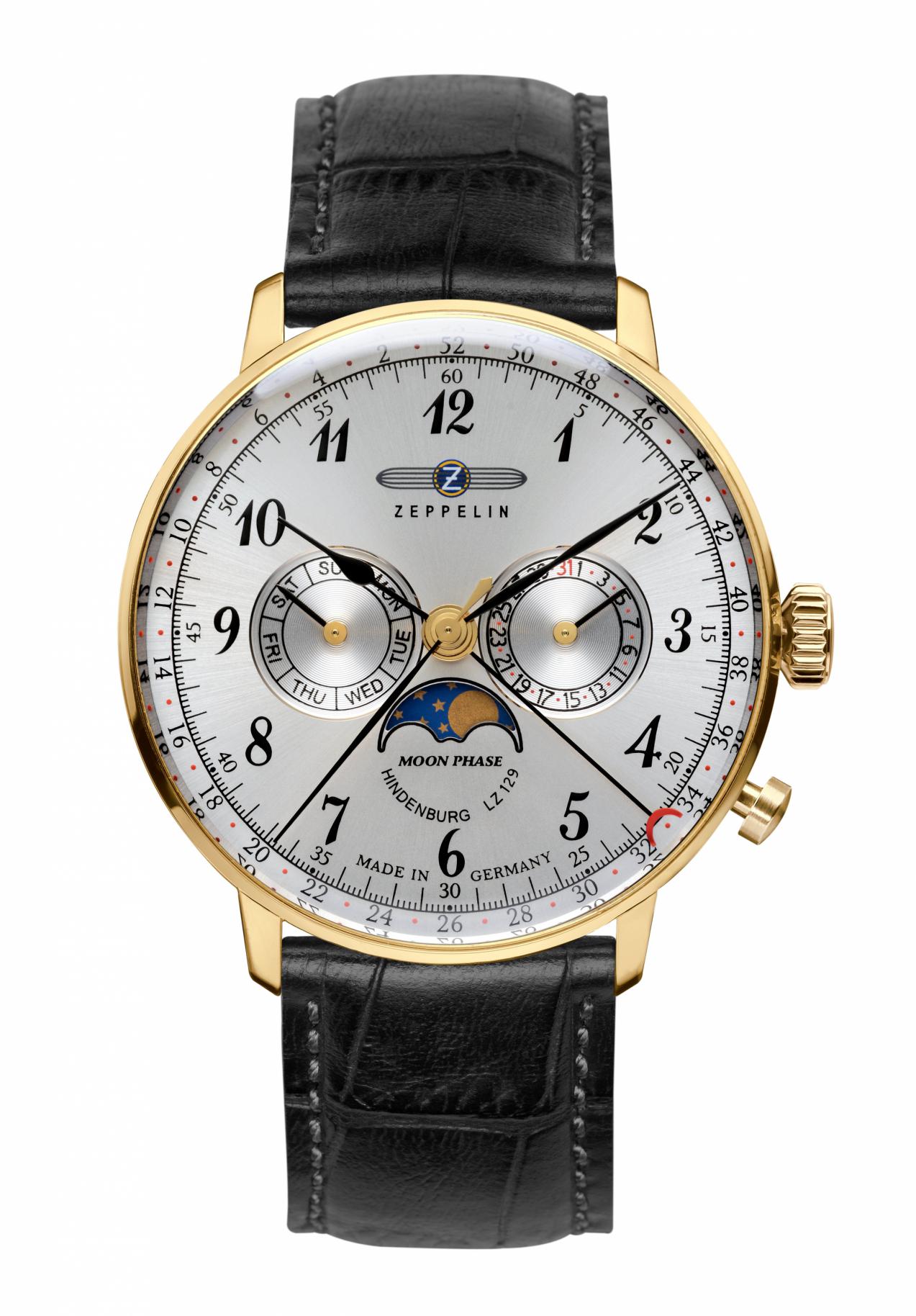 Hindenburg Mondphase Herrenuhr