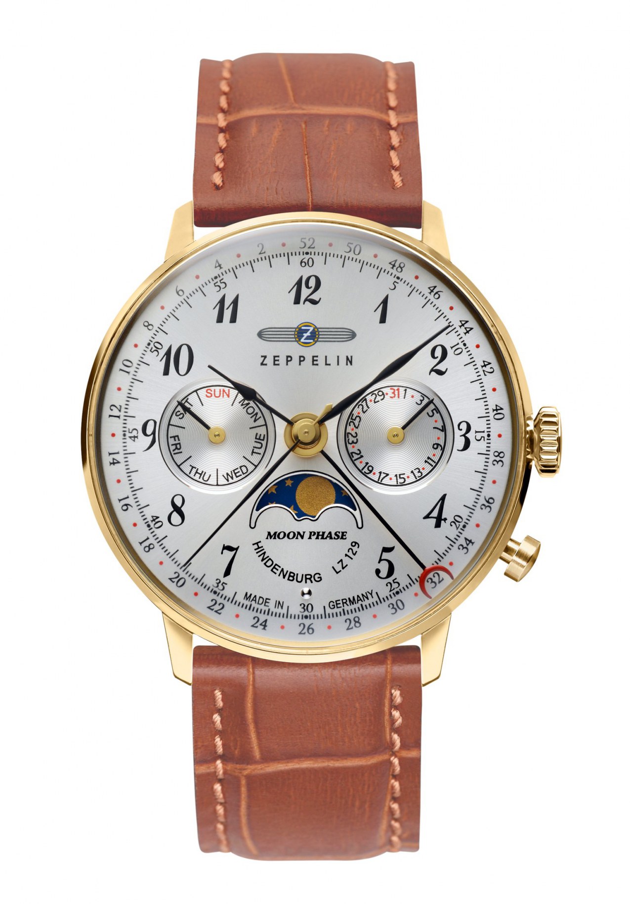 Hindenburg Mondphase Damenuhr Hindenburg Mondphase Damenuhr