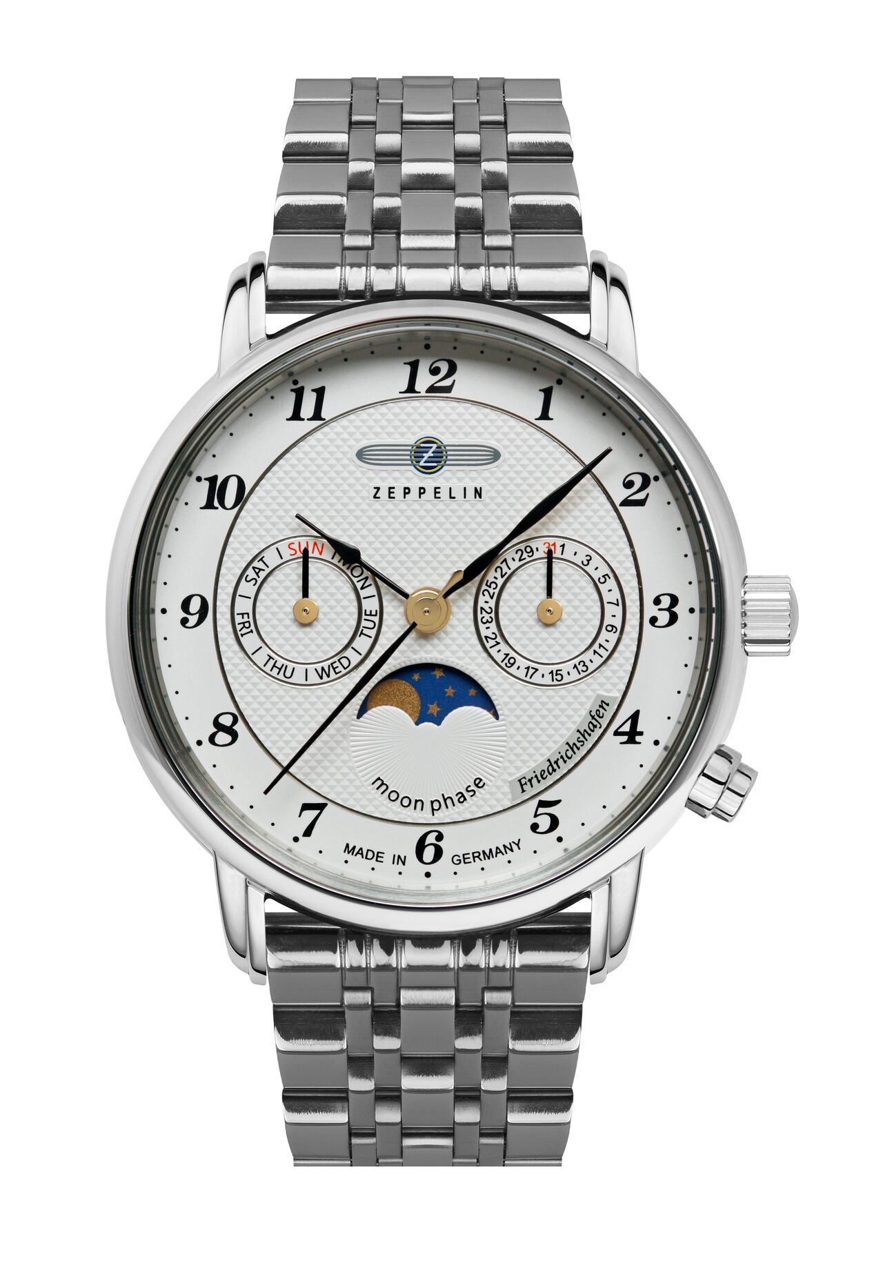 Friedrichshafen Mondphase Quarz Damenuhr Friedrichshafen Mondphase Quarz Damenuhr