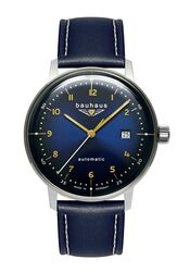 bauhaus Dessau Armbanduhr Automatik blau