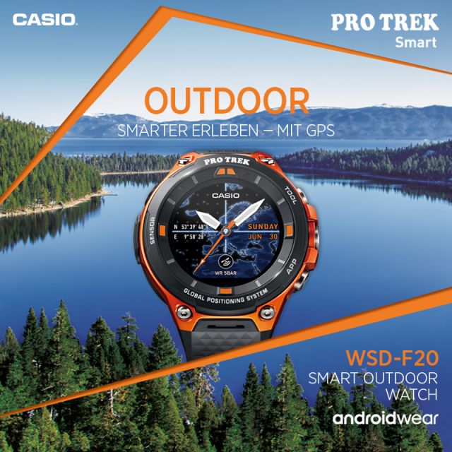Die neue Smart Outdoor Watch WSD-F20 von Casio auf einen Blick
